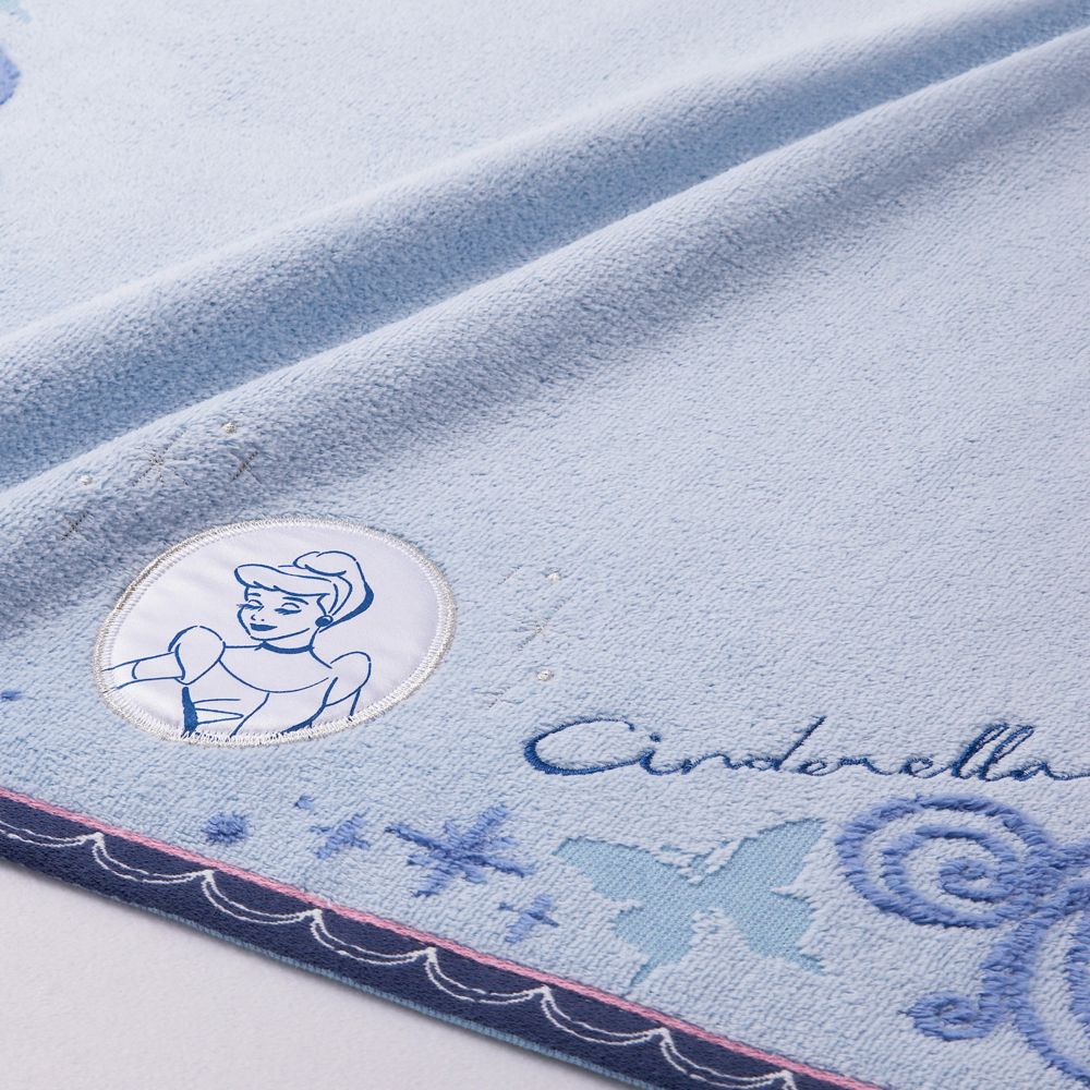公式 ショップディズニー プリンセスフレーム バスタオル シンデレラ 38 B