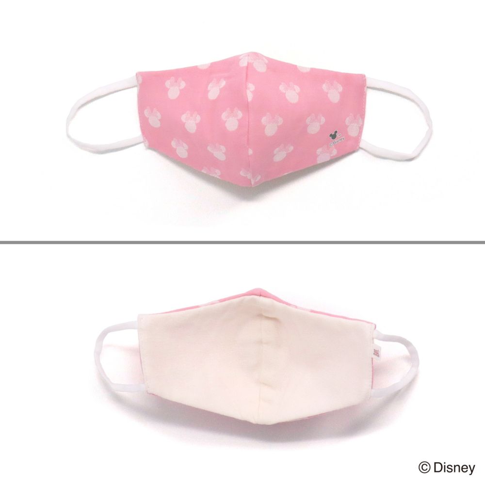 防御フィルター入りガーゼマスク　アイコン　小さめサイズ(1枚入り) ミニー 38-9047120-P