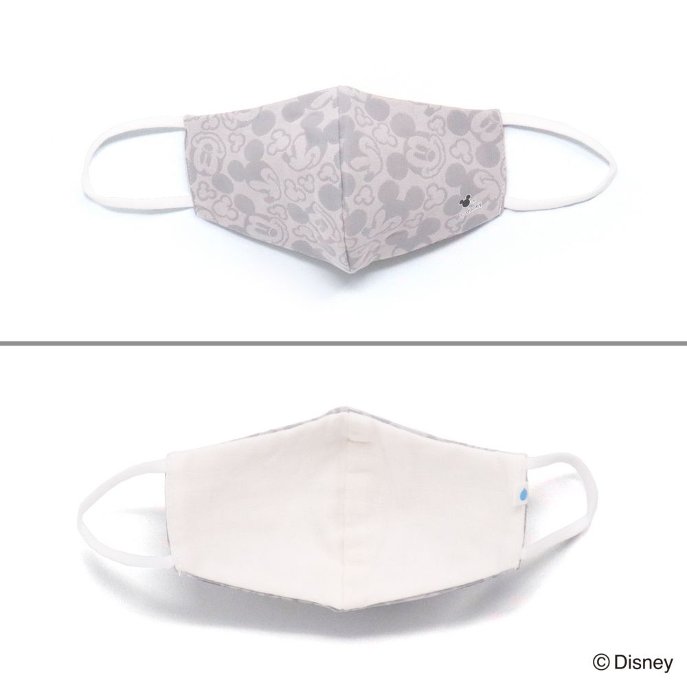 防御フィルター入りガーゼマスク　フェイス　ふつうサイズ(1枚入り) ミッキー 38-9057121-GY