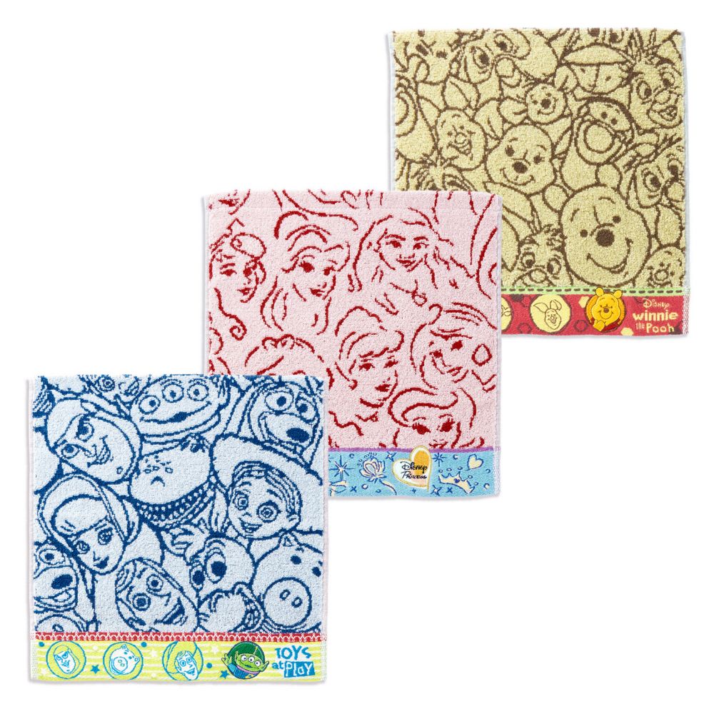 Disney タオルハンカチ オールスター ディズニープリンセス 38-1500070-P