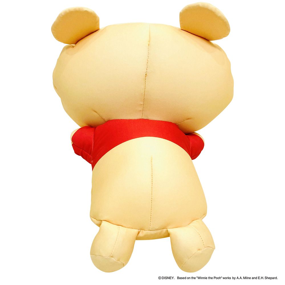 プー　もちもちビーズ抱きクッション