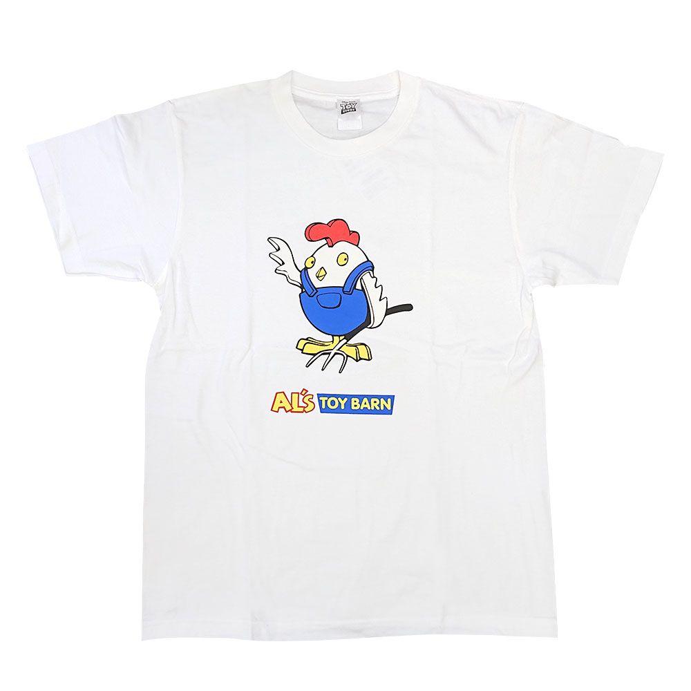 公式 ショップディズニー トイ ストーリー ａｌ ｓ ｔｏｙ ｂａｒｎ マスコットキャラクター ｔシャツ ｍ