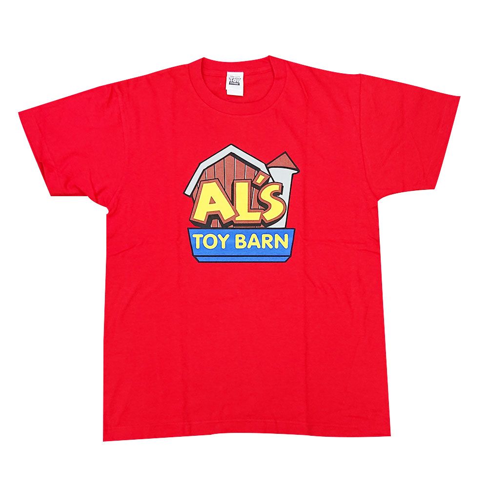 公式 ショップディズニー トイ ストーリー ａｌ ｓ ｔｏｙ ｂａｒｎ ロゴ ｔシャツ ｌ