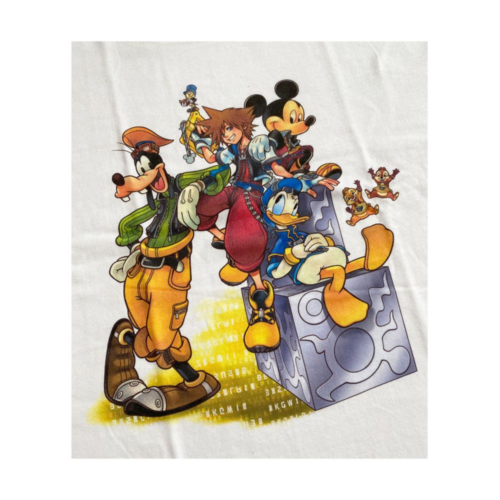 公式 ショップディズニー ディズニー キングダム ハーツ Tシャツ 集合 ホワイト M