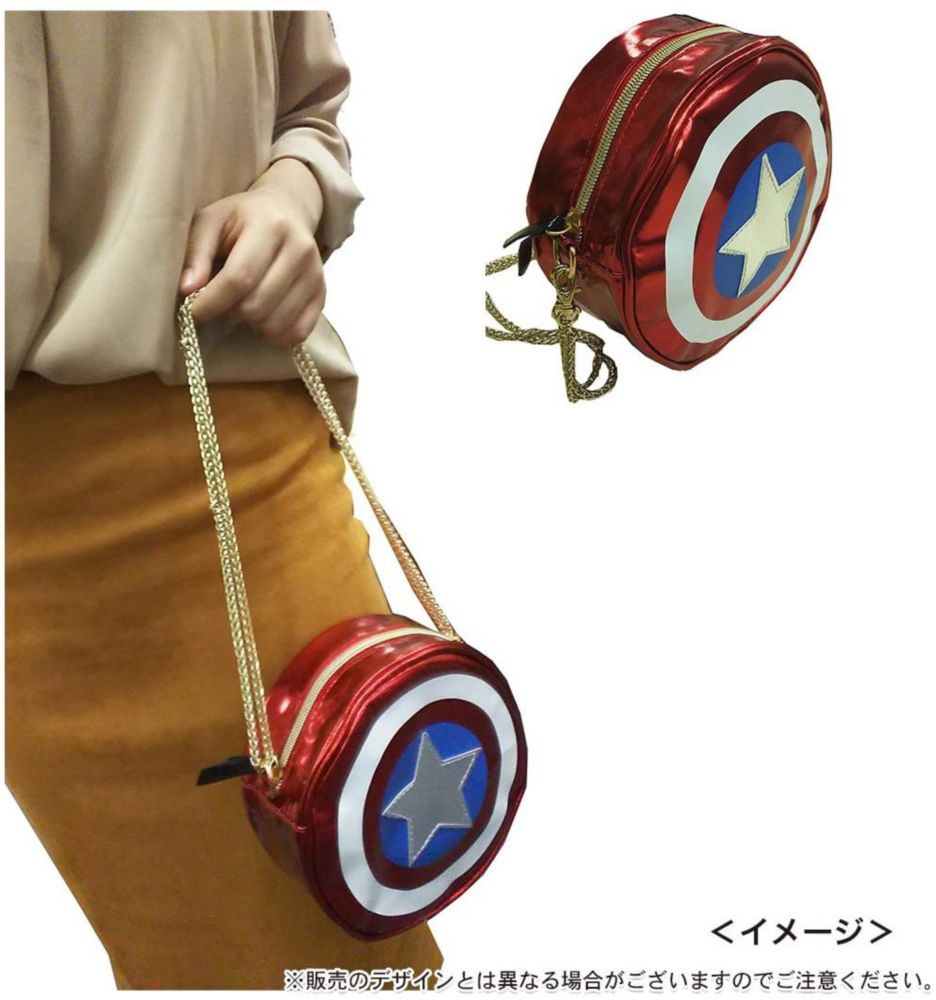MARVEL マーベル ラウンドバッグ / キャプテン・アメリカ シールド