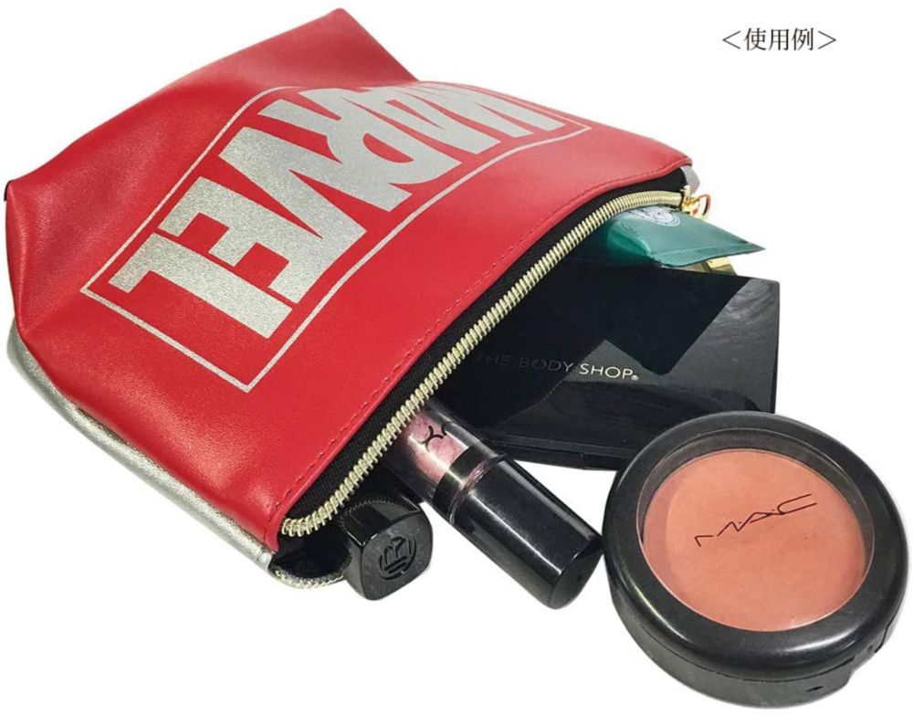 MARVEL マーベル 合皮舟型ポーチ / スパイダーマン アイコン