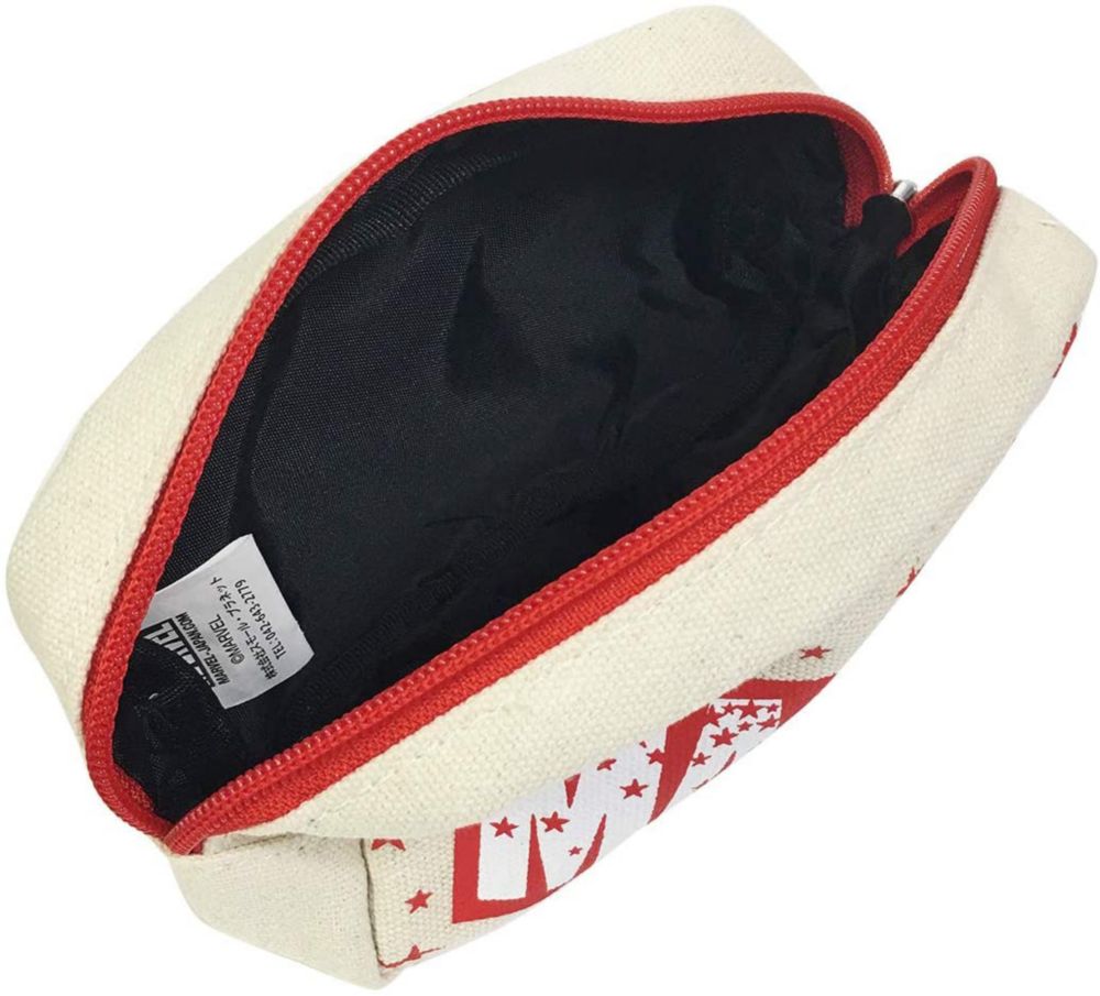 MARVEL マーベル ミニスクエアポーチ / ロゴスターRED