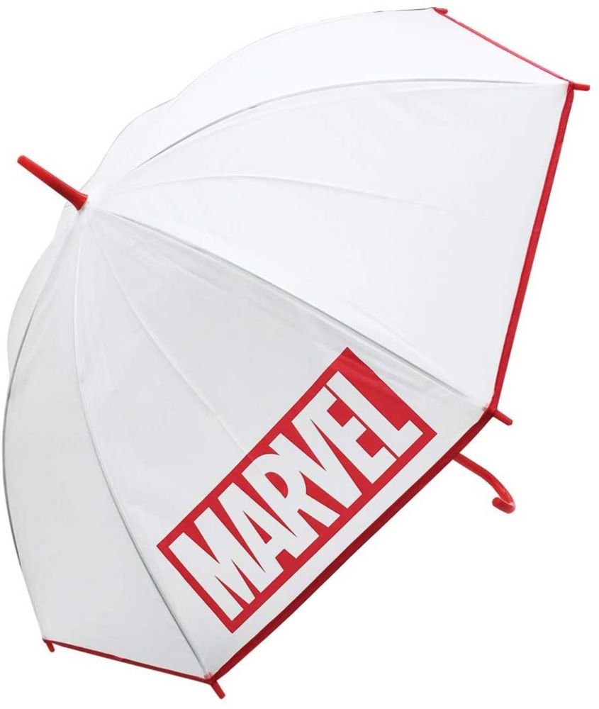 公式 ショップディズニー Marvel マーベル ビニール傘 ｂｏｘロゴ White