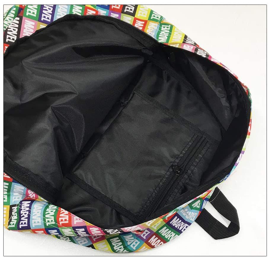 MARVEL マーベル パターンリュック カラフルロゴ