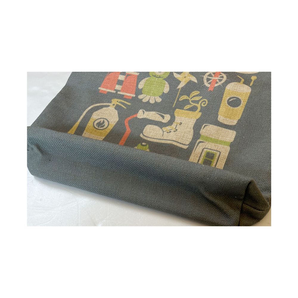 ピクサー アイコン 麻風トートバッグ