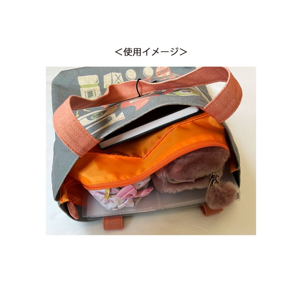 ピクサー アイコン 麻風トートバッグ