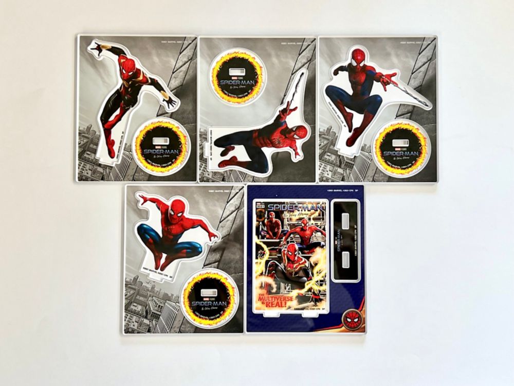 スパイダーマン　アクリルスタンド　限定　まとめ売り