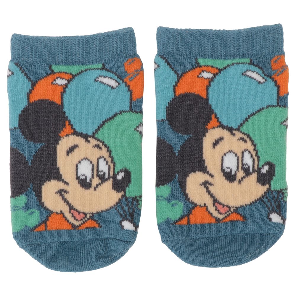 ディズニー ベビーセット (ビブ＆ソックス) ミッキーマウス/バルーン