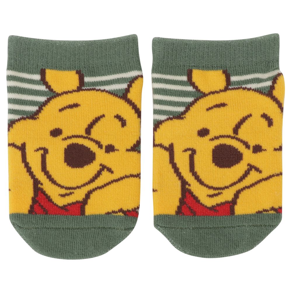 ディズニー ベビーセット (ビブ＆ソックス) くまのプーさん/風船旅行