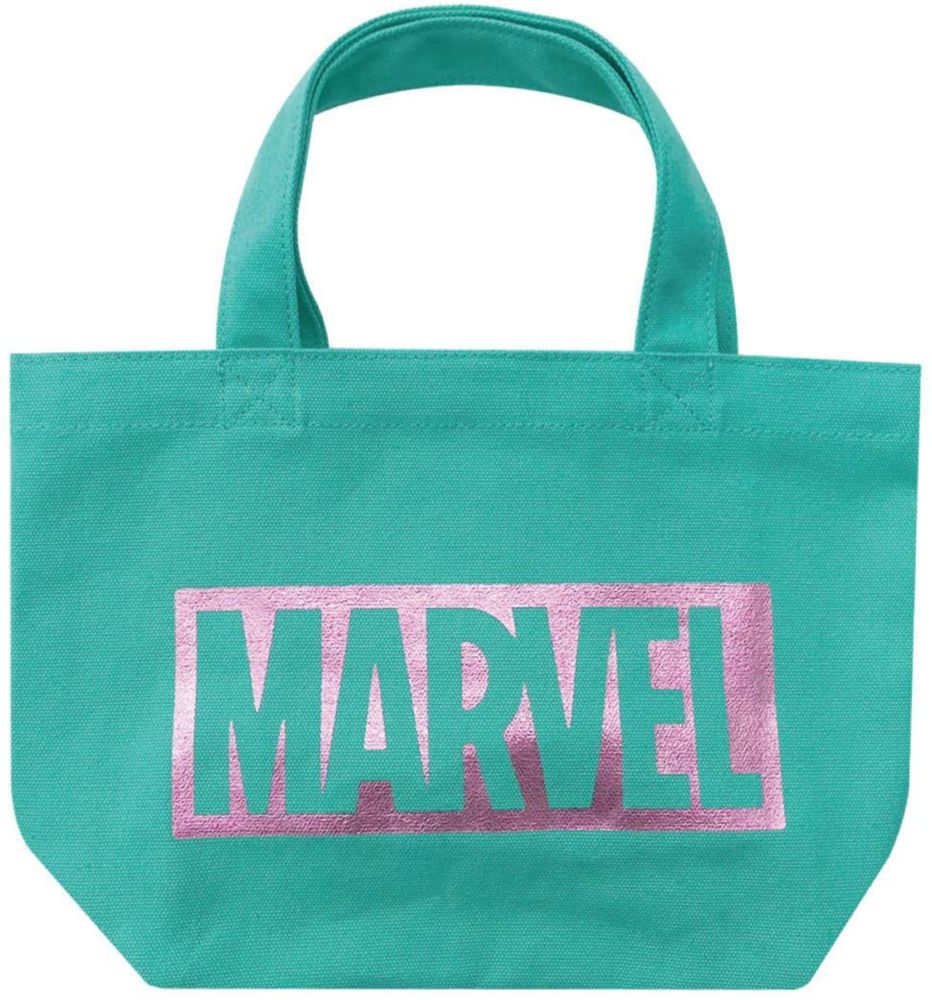 公式 ショップディズニー Marvel マーベル ロゴランチバッグ Green