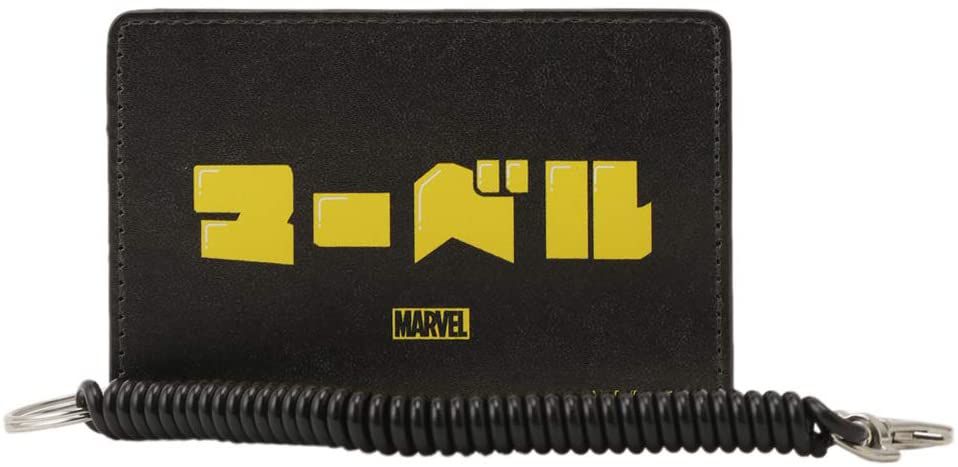 公式 ショップディズニー Marvel マーベル パスケース ロゴカタカナblack