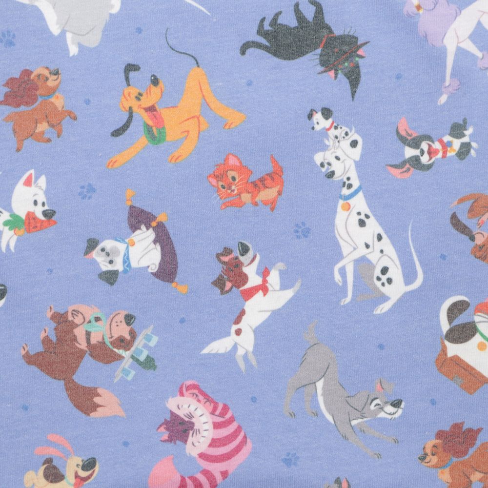 ディズニーキャラクター 総柄KIDS-Ｔシャツ キャツドッグいっぱい１２０