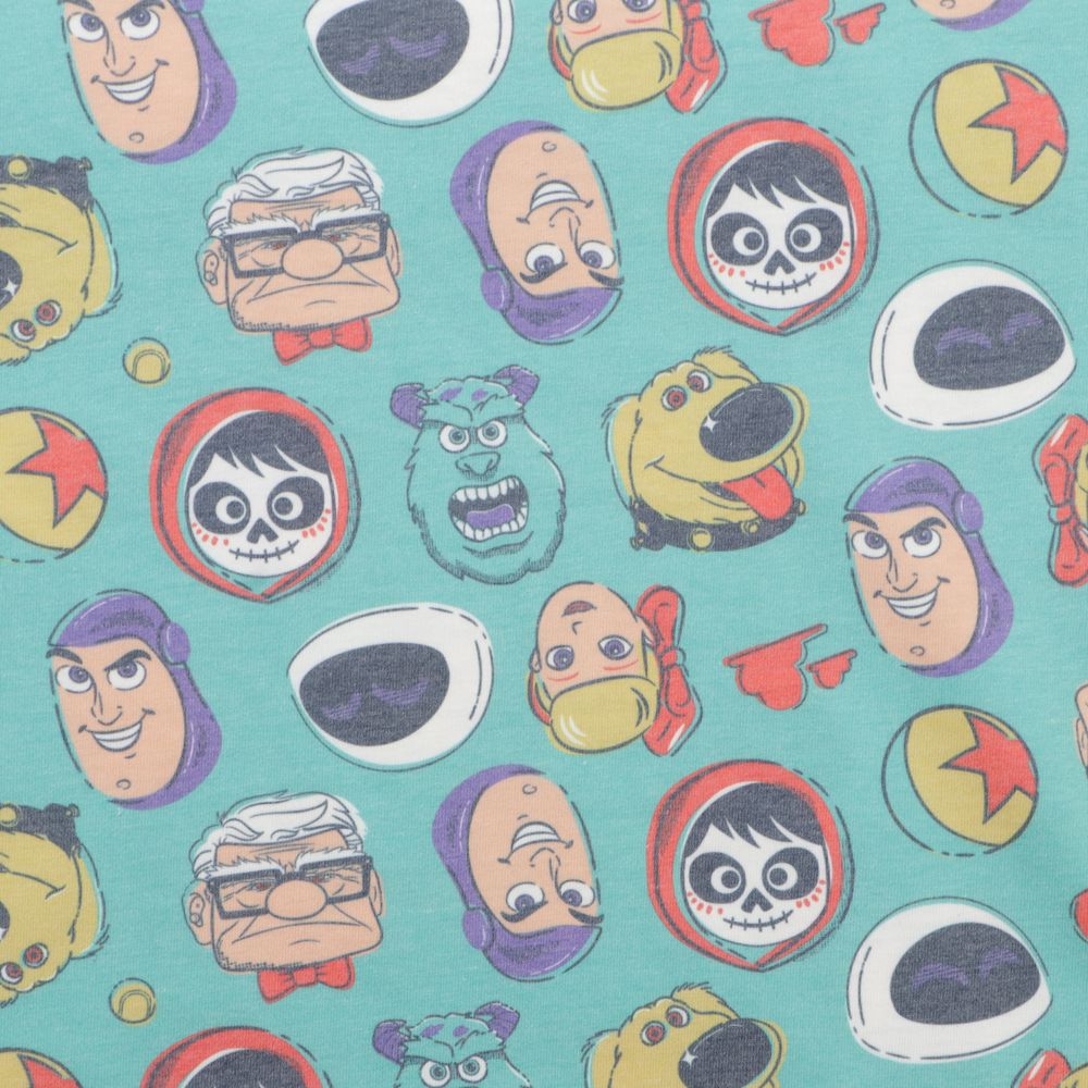 ピクサー キャラクター 総柄Ｔシャツ ワンピ  フェイス