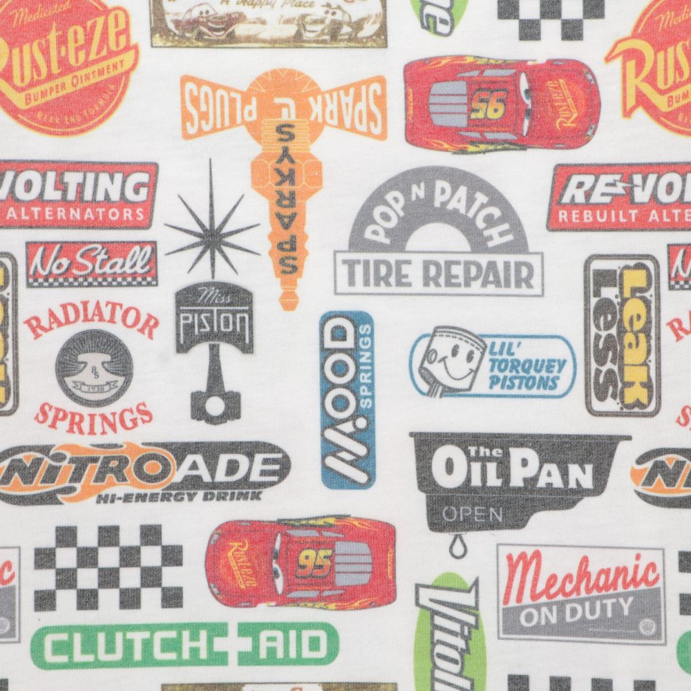 ピクサー カーズ 総柄KIDS-Ｔシャツ カーズロゴ １２０