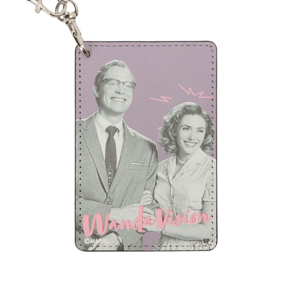 MARVEL ワンダヴィジョン パスケース モノクロ