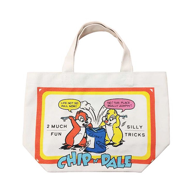 公式 ショップディズニー ディズニー マチ付バッグ チップ デールドラム