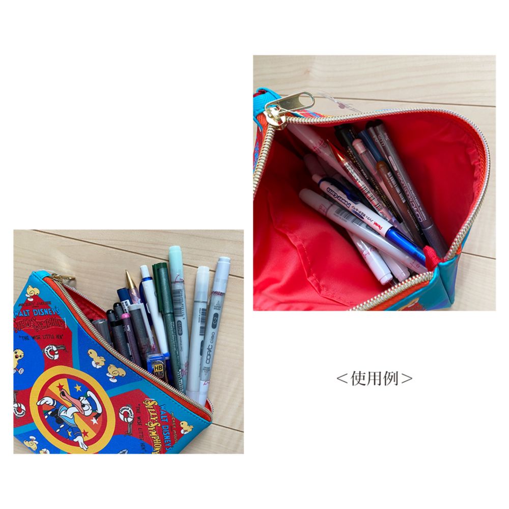 ノスタルジカ ディズニー 合皮ポーチ ドナルド/かしこいめんどり