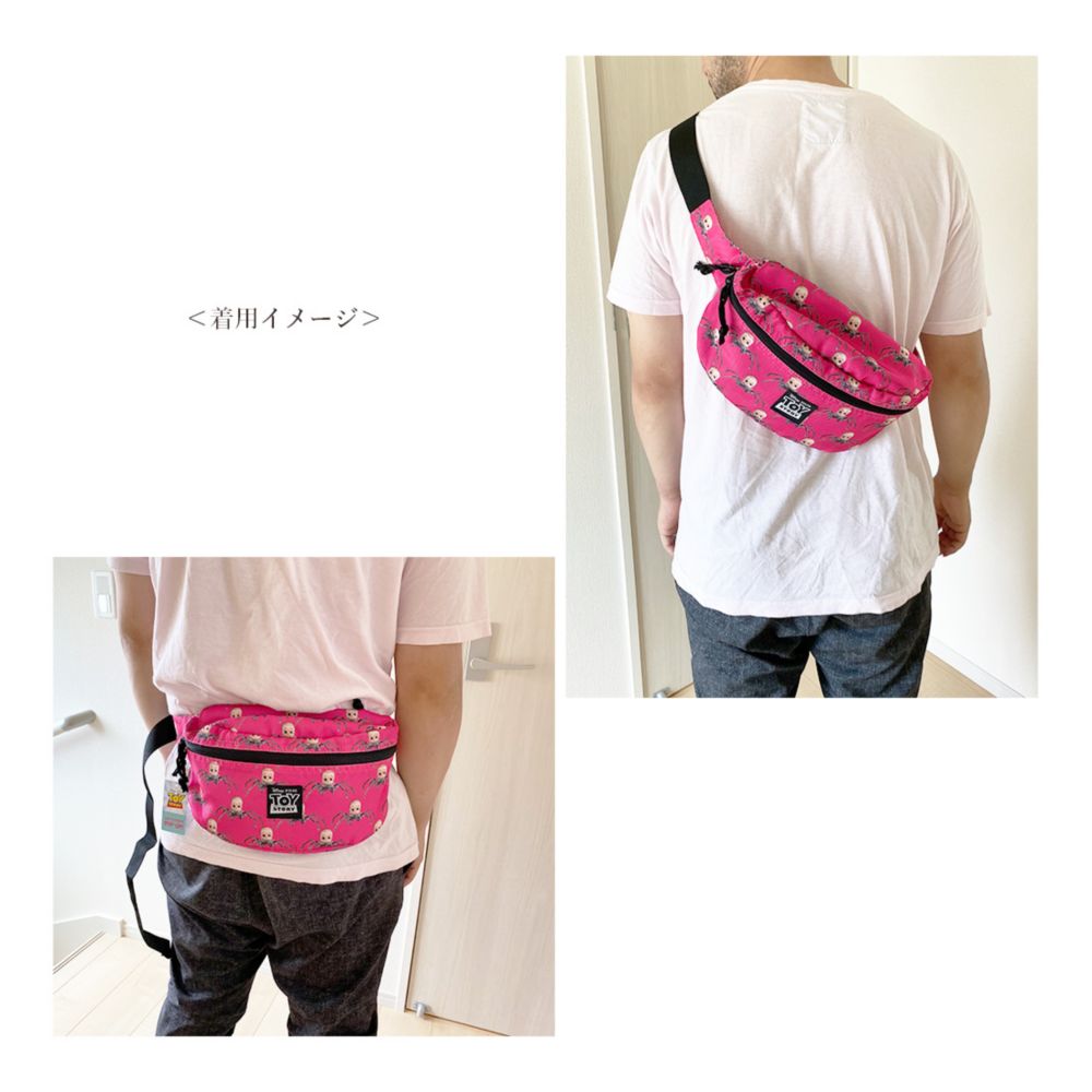 トイ・ストーリー シドシリーズ /ボディバッグ/ベビーフェイス総柄