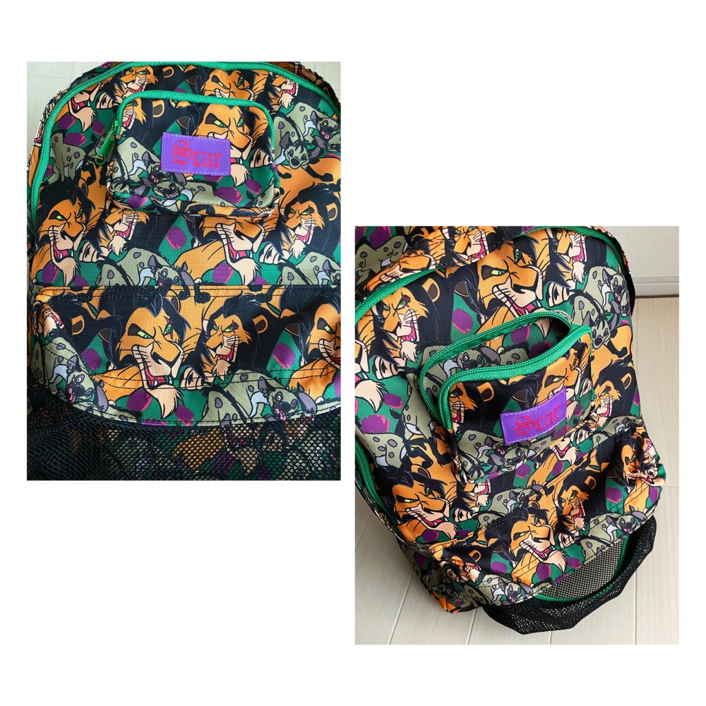 ノスタルジカ 総柄リュック ライオンキング/スカー