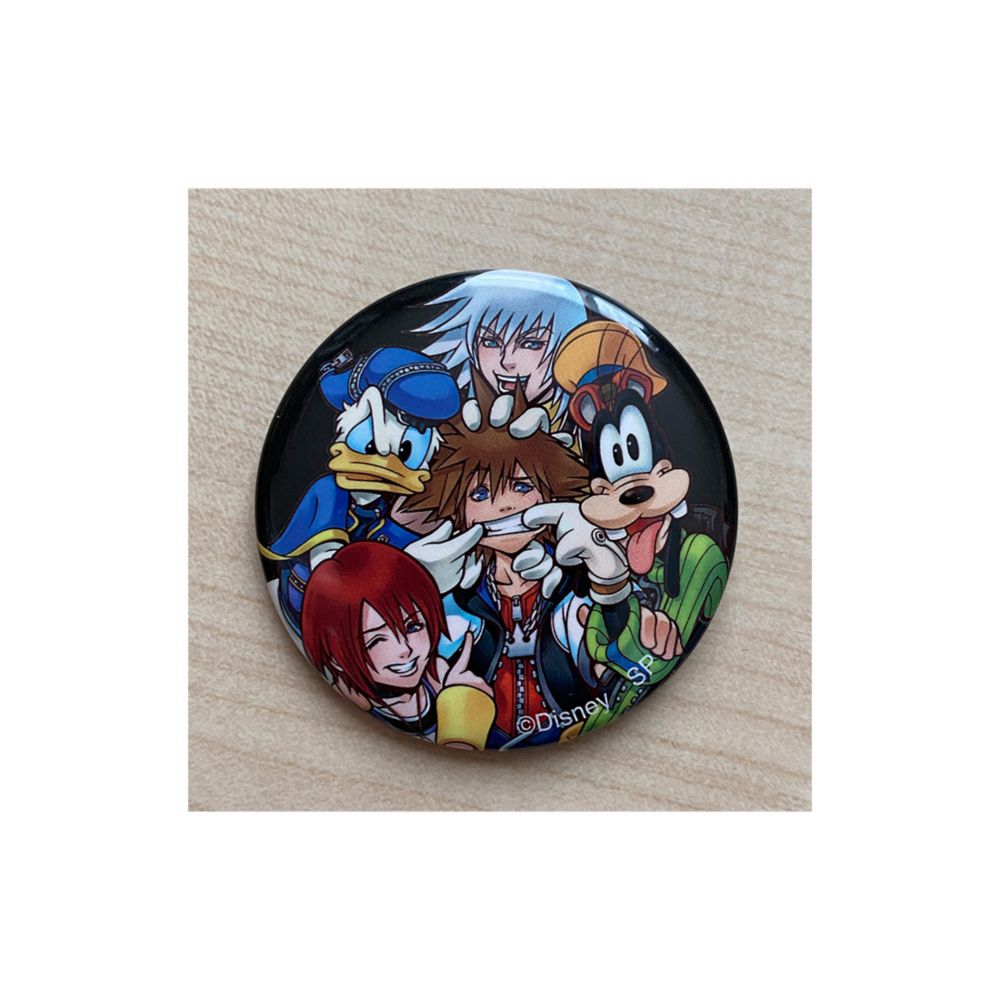 公式 ショップディズニー ディズニー キングダム ハーツ 缶バッジ なかま