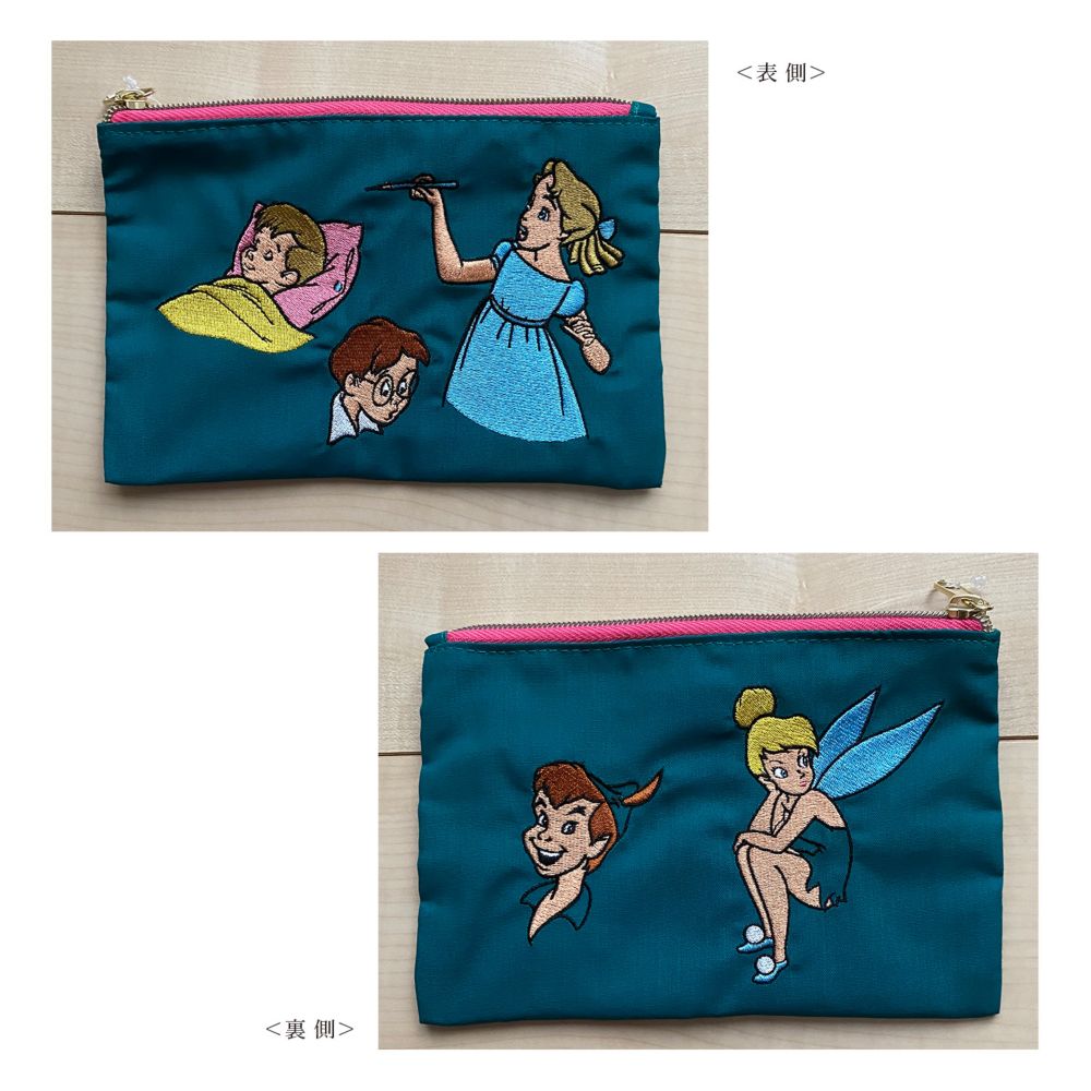 公式 ショップディズニー ノスタルジカ 刺繍ポーチ ピーター パン
