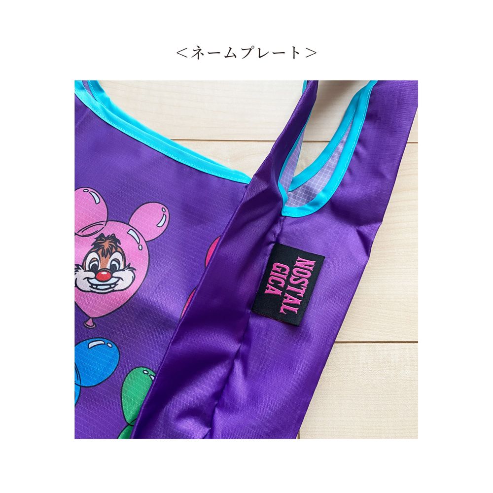 ノスタルジカ マルシェ型エコバッグ ミッキーマウス＆フレンズ/バルーン