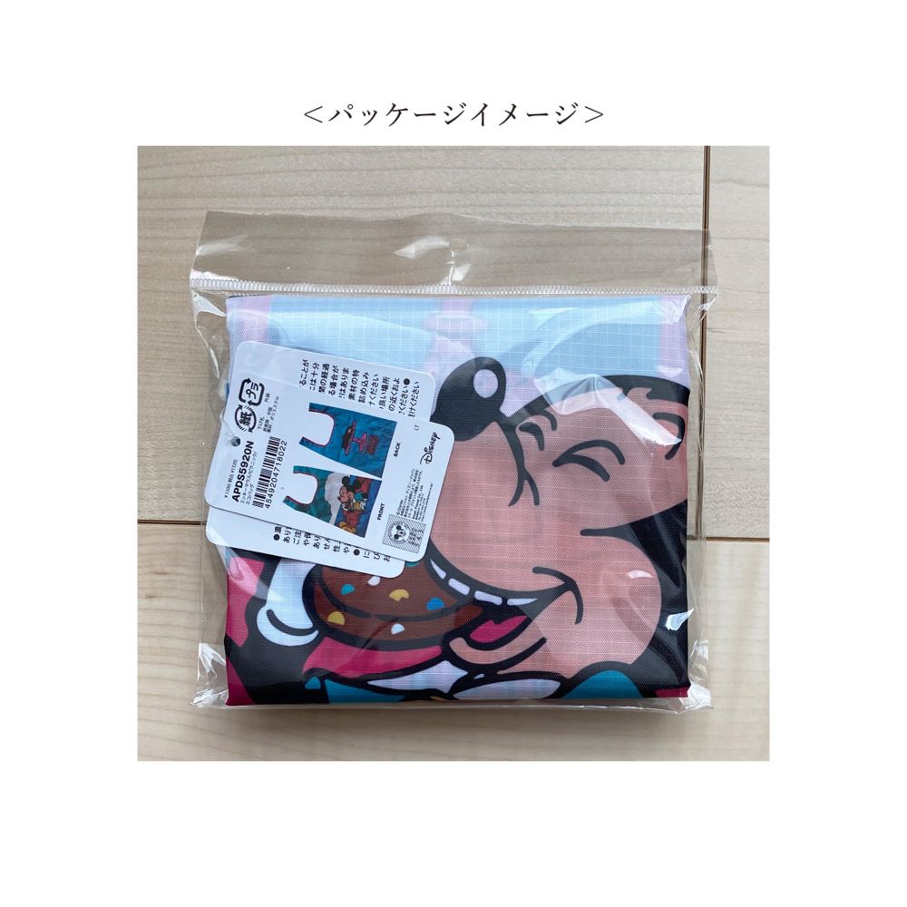 ノスタルジカ マルシェ型エコバッグ ミッキーマウス/ピクニック