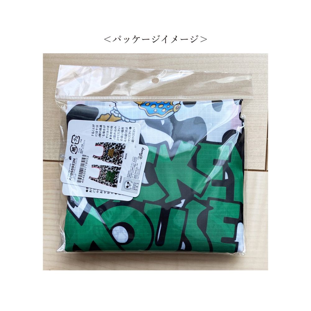 ノスタルジカ マルシェ型エコバッグ ミッキーマウス＆フレンズ/ロゴ