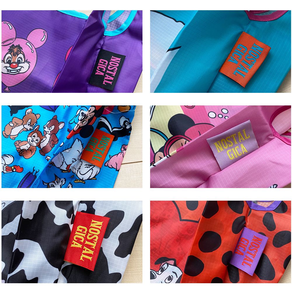 ノスタルジカ マルシェ型エコバッグ １０１匹わんちゃん