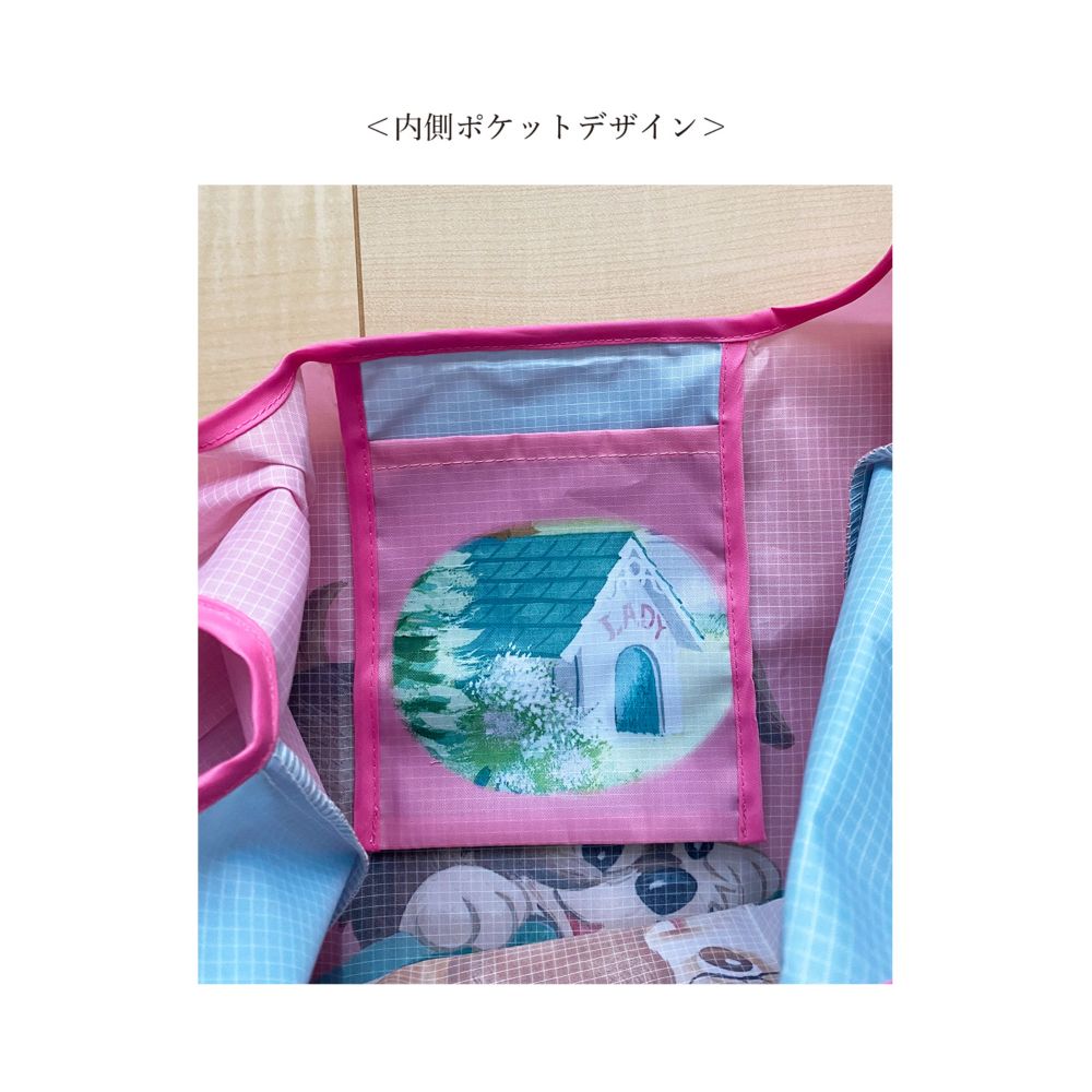 ノスタルジカ マルシェ型エコバッグ わんわん物語