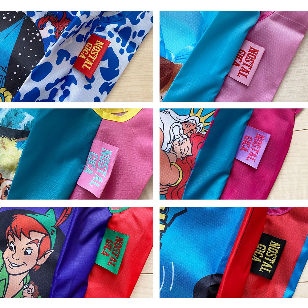 ノスタルジカ マルシェ型エコバッグ わんわん物語/ロゴ