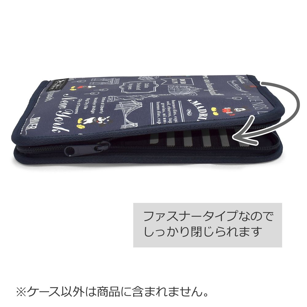 マルチケース/母子手帳ケース ファスナータイプ / Mickey Mouse / LET&rsquo;S TRAVEL / ミッキーマウス /