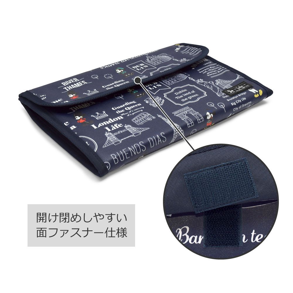 マルチケース/母子手帳ケース ジャバラタイプ / Mickey Mouse / LET&rsquo;S TRAVEL / ミッキーマウス /