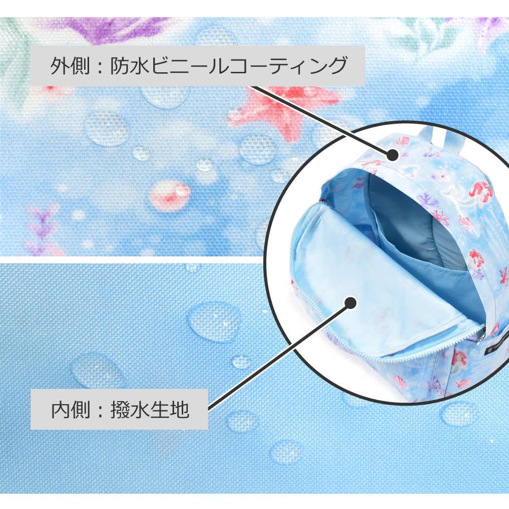 リュックサック(チェストベルト付き) / Ariel / THE LITTLE MERMAID / アリエル /