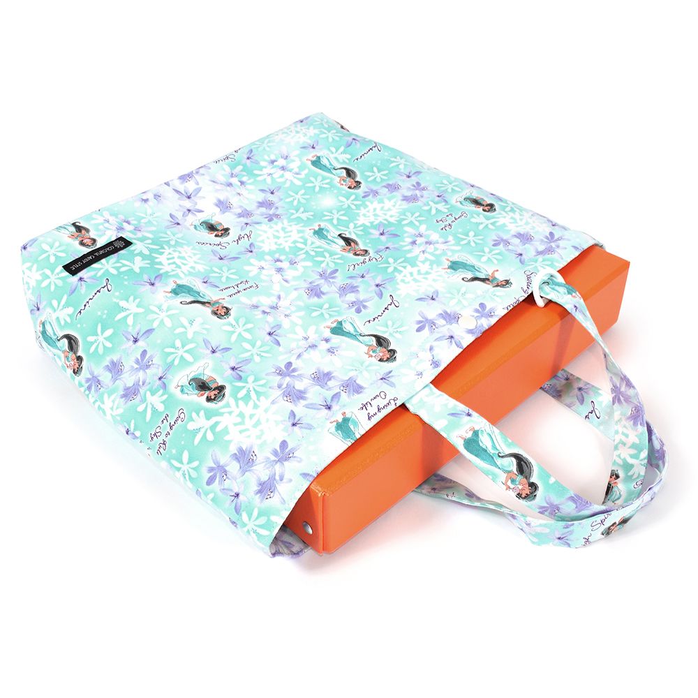 マチ付きキルティングレッスンバッグ(ループ付き) / Jasmine / Aladdin / ジャスミン /