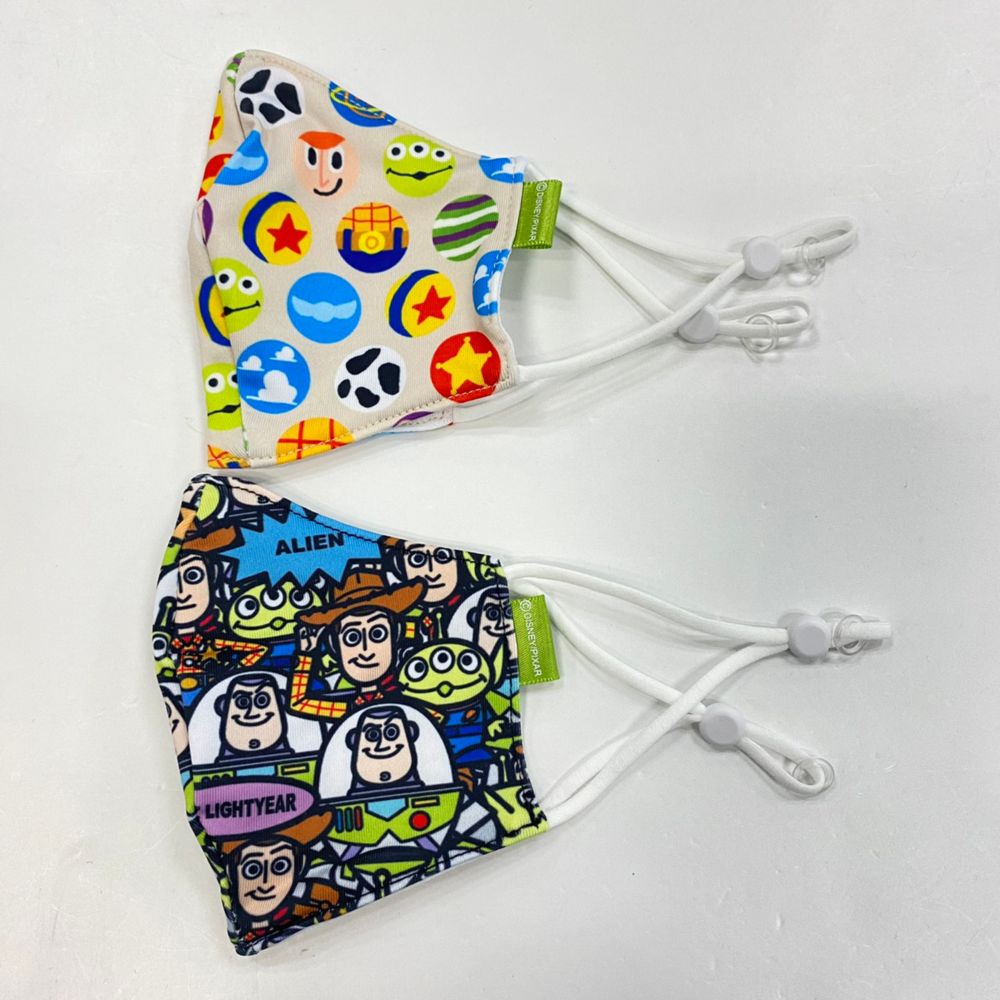 公式 ショップディズニー キッズ用フェイスマスク２pcセット トイストーリー