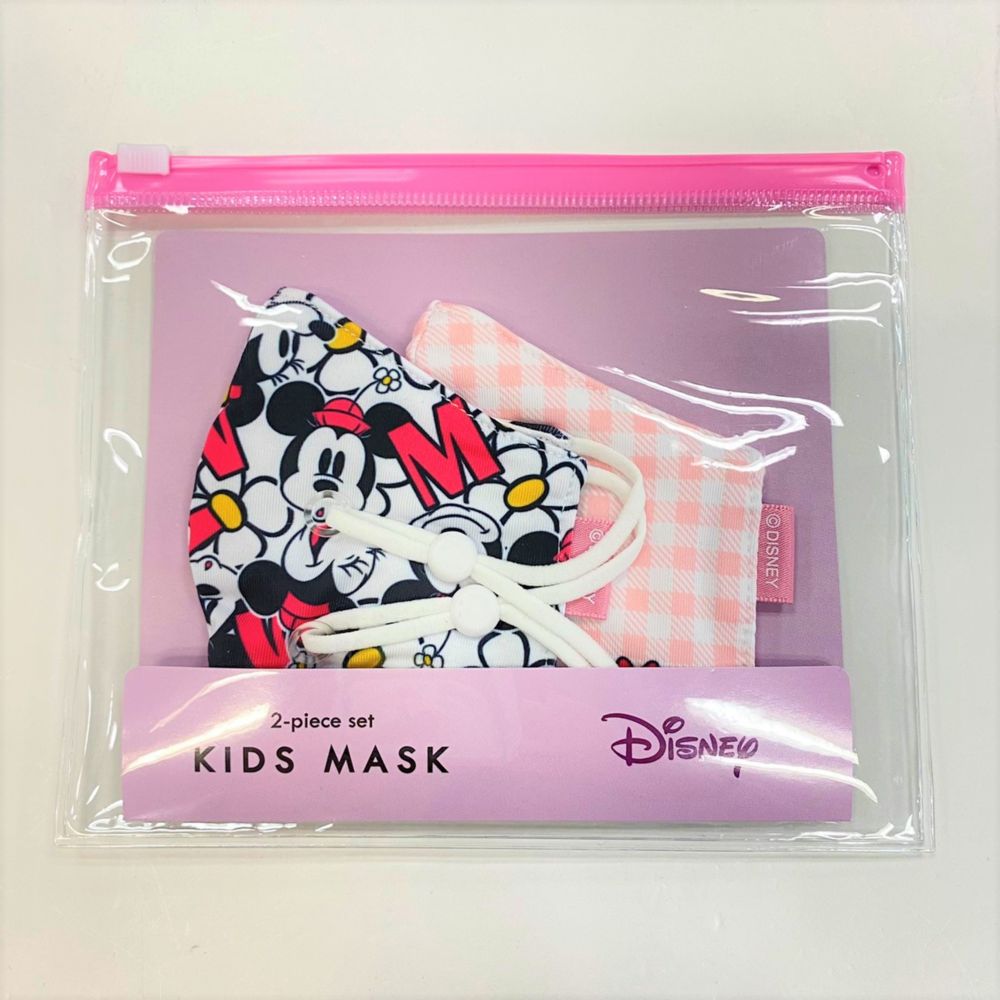 公式 ショップディズニー キッズ用フェイスマスク２pcセット ミニー