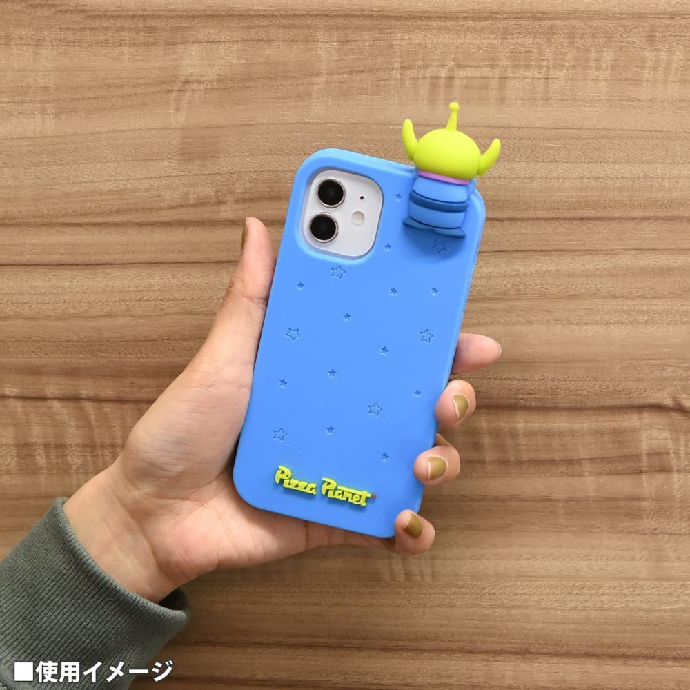 エイリアン iPhone 12 mini対応シリコンケース DN-836B