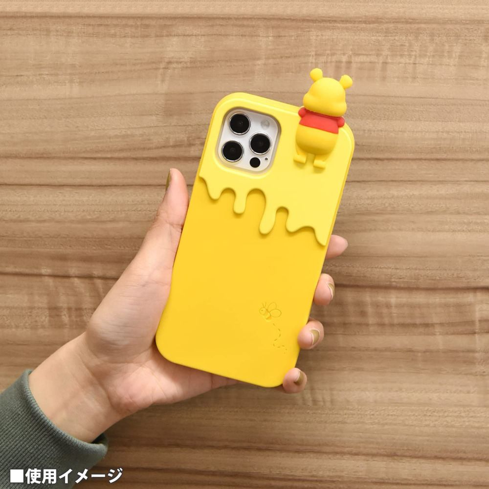 くまのプーさん iPhone 12/12Pro 対応シリコンケース DN-837A