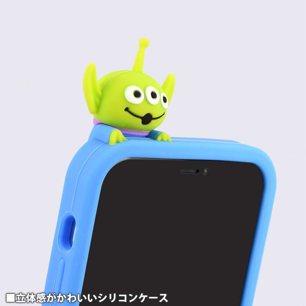 エイリアン iPhone 12/12Pro 対応シリコンケース DN-837B