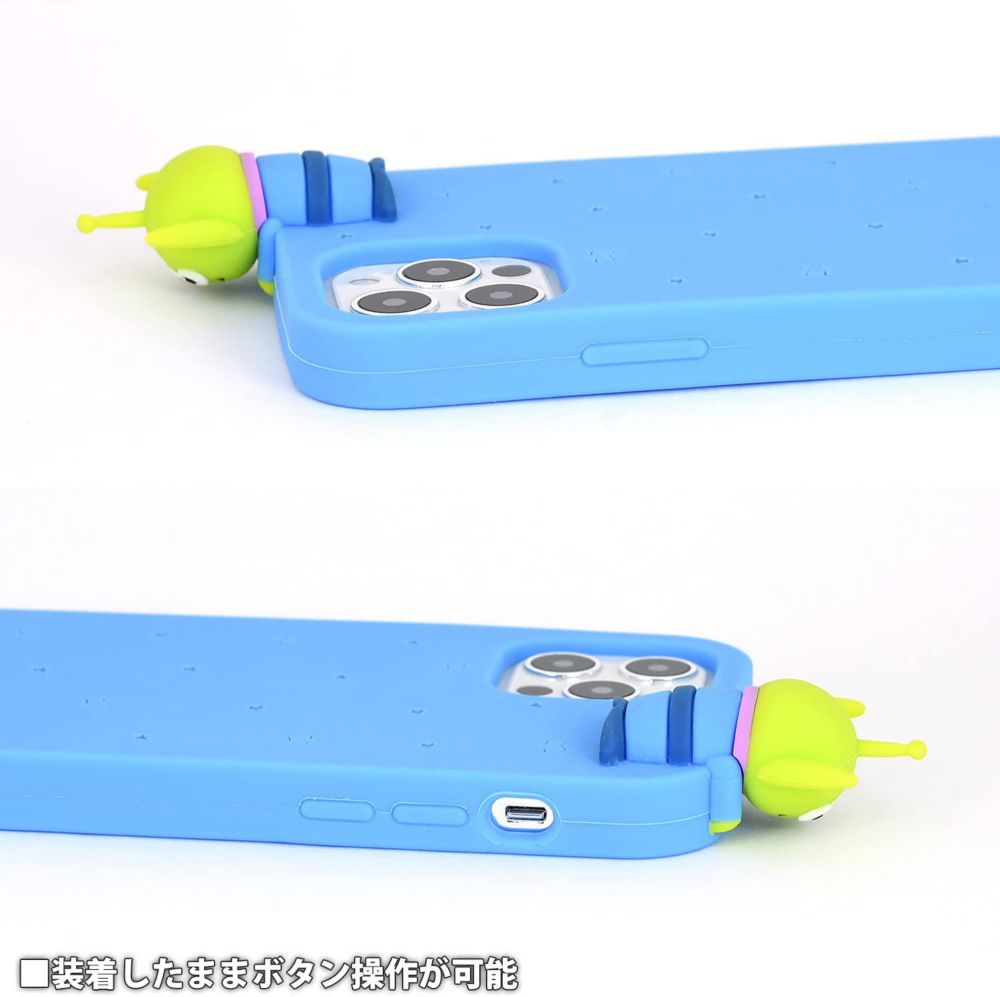 エイリアン iPhone 12/12Pro 対応シリコンケース DN-837B