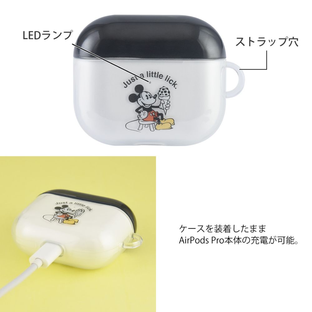 ミッキーマウス AirPods（第3世代）対応ソフトケース DN-932MK