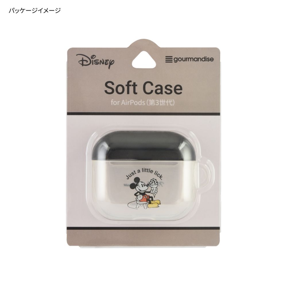ミッキーマウス AirPods（第3世代）対応ソフトケース DN-932MK