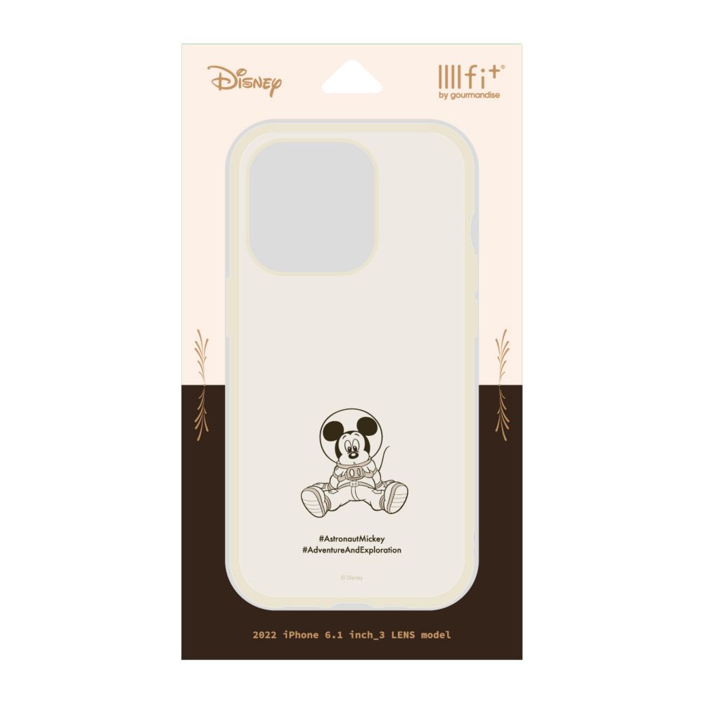 ミッキーマウス IIIIfit(イーフィット) iPhone 13 Pro / 14 Pro (6.1インチ) 対応 ケース DNG-20MK