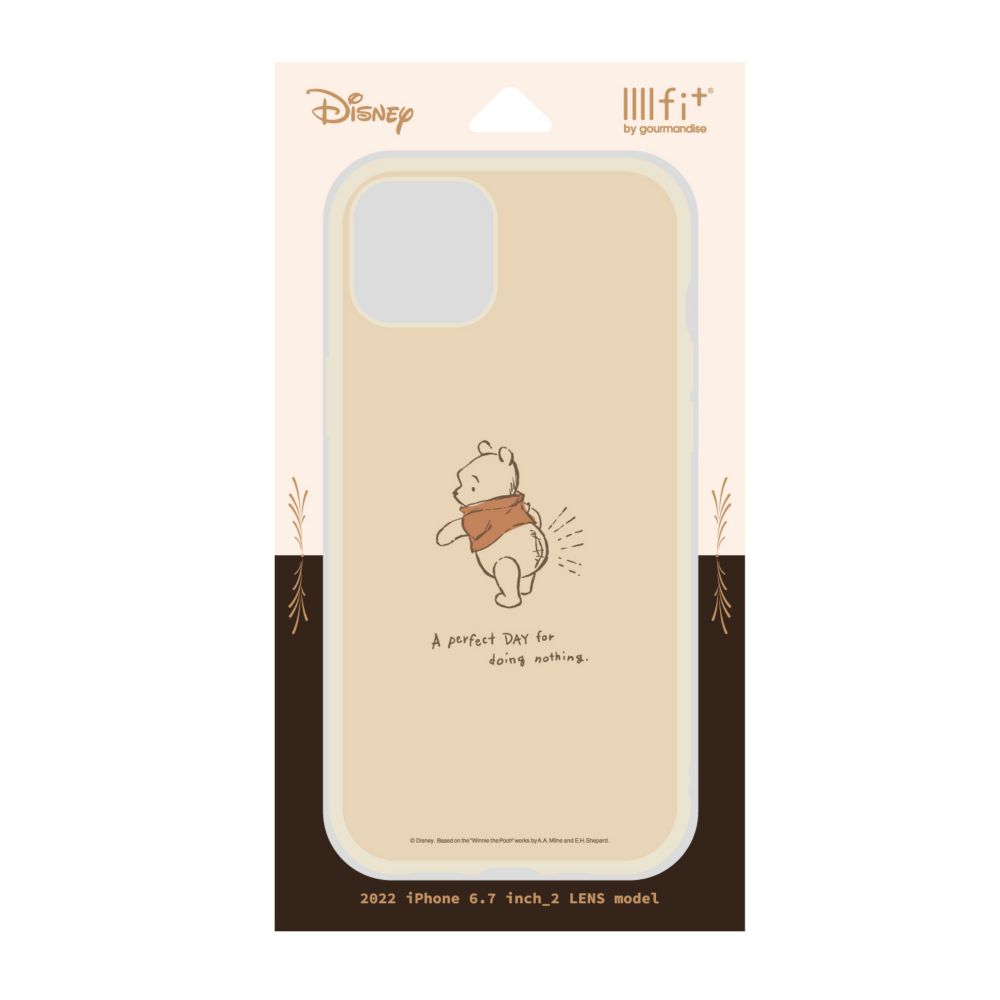 くまのプーさん IIIIfit(イーフィット) iPhone 14 Plus (6.7インチ) 対応 ケース DNG-21PO